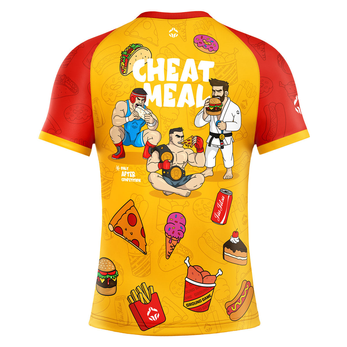 Rashguard Maneca Scurta GROUND GAME Cheat Meal