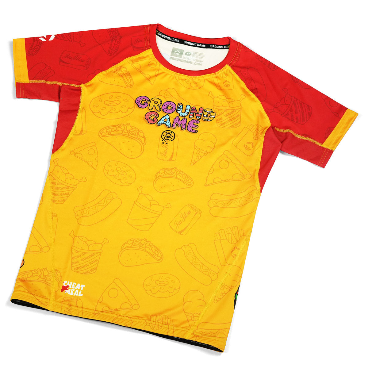 Rashguard Maneca Scurta GROUND GAME Cheat Meal