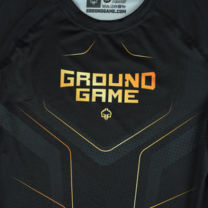 Rashguard Maneca Scurta GROUND GAME Gold 2.0