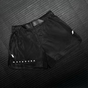Short BJJ / MMA HAYABUSA Apex Mid - Thigh - Negru