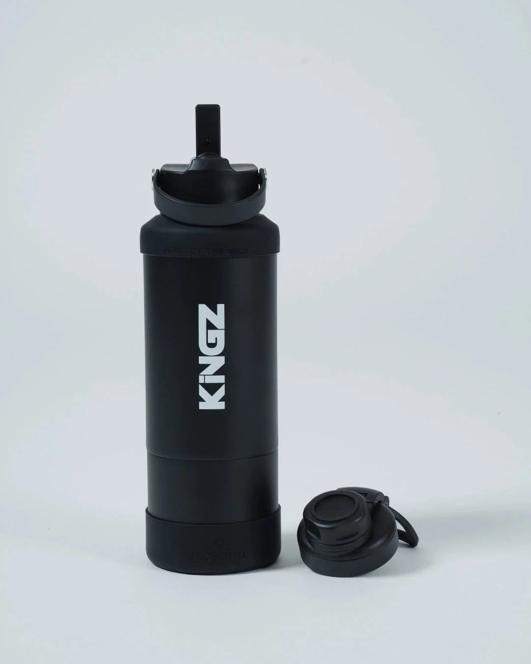 Sticla Apa Metal KINGZ Classic - Neagra