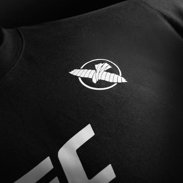 Tricou HAYABUSA X UFC BJJ - Negru