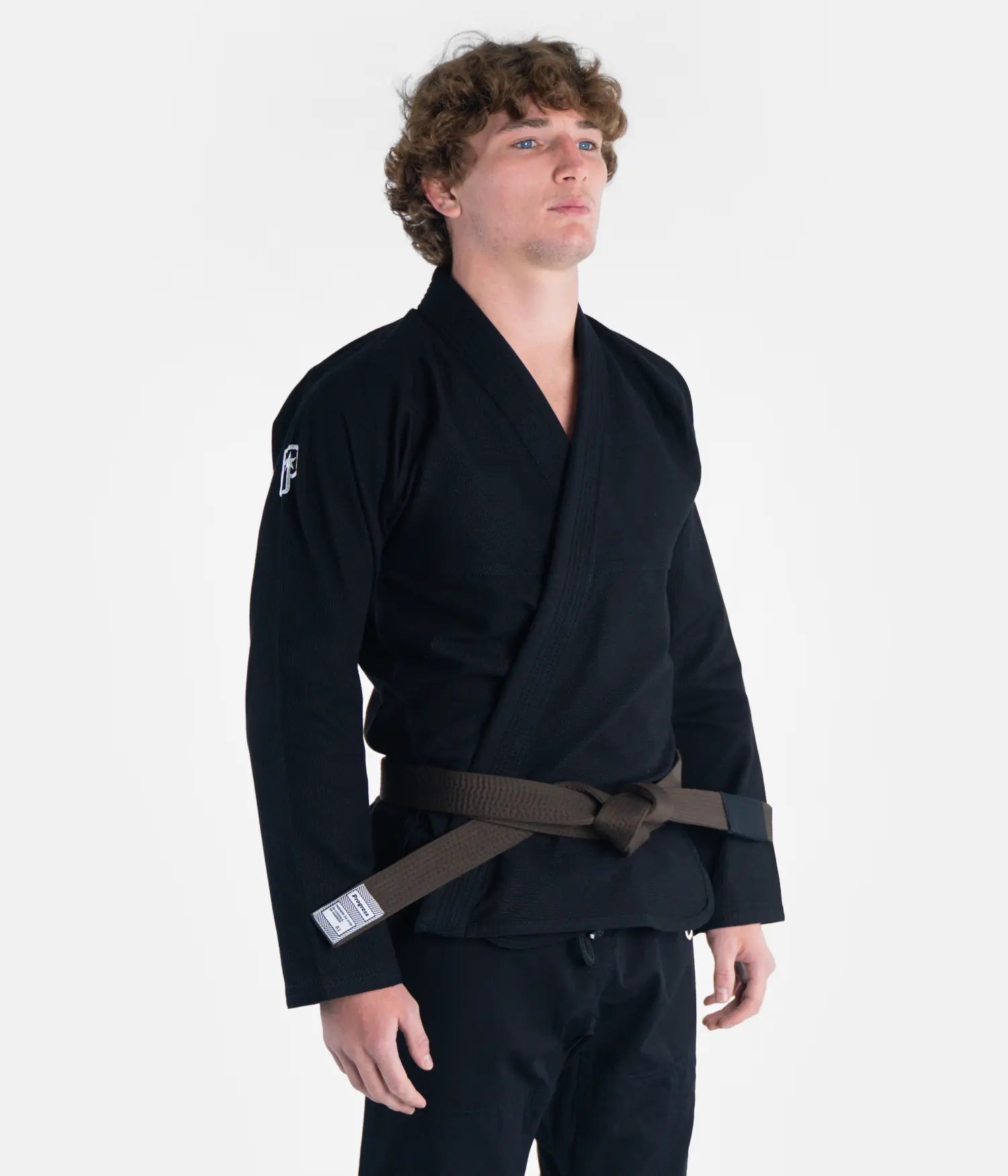Kimono Brazilian Jiu Jitsu PROGRESS The Academy - Negru ( Centura Alba Inclusa )