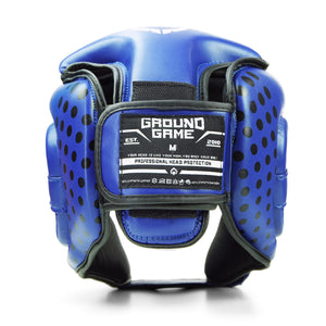 GROUND GAME Accesorii Casca Protectie Kickbox GROUND GAME Cyborg - Albastra