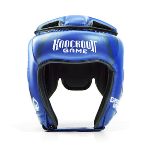 GROUND GAME Accesorii Casca Protectie Kickbox GROUND GAME Cyborg - Albastra