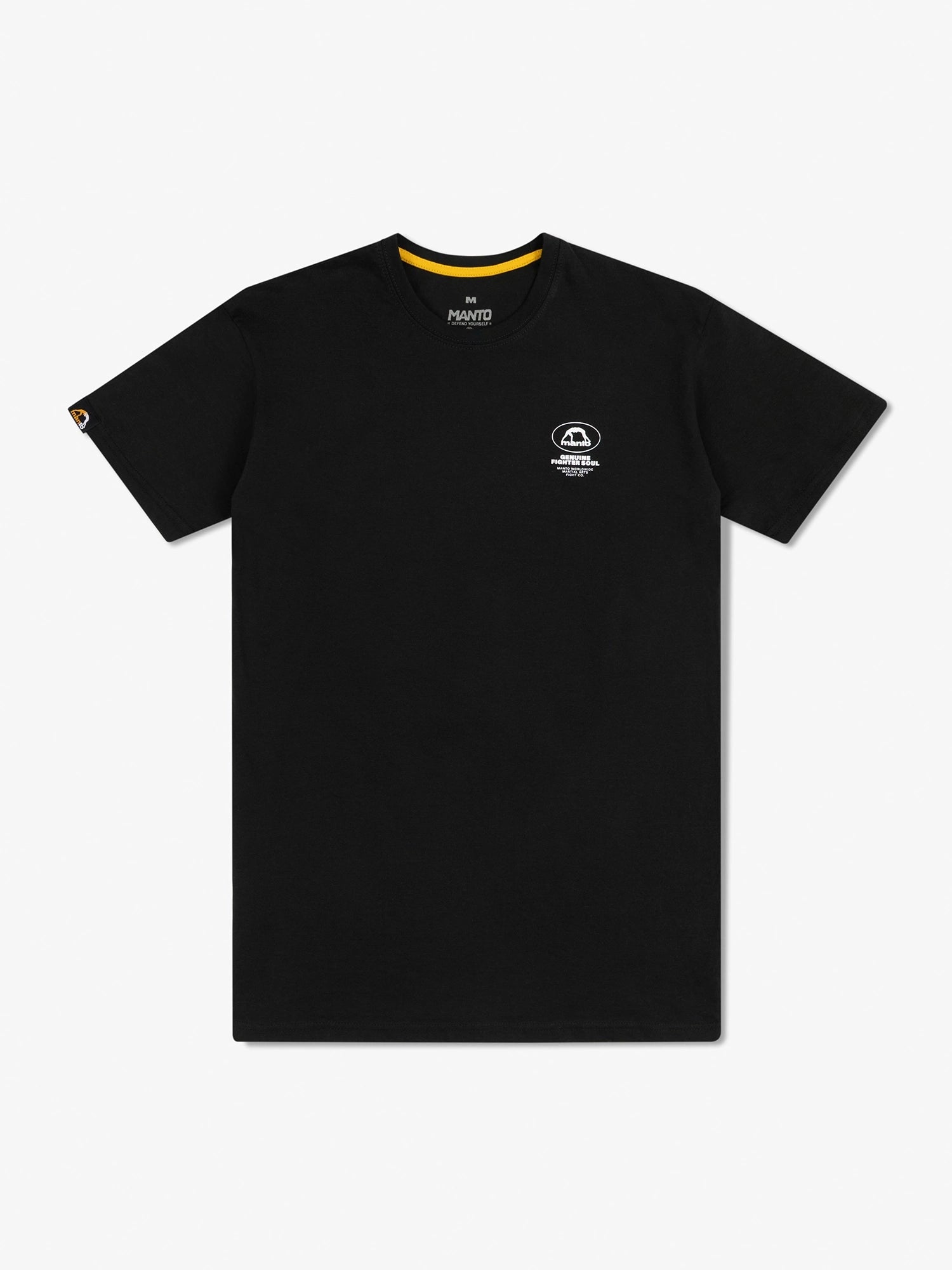 Tricou MANTO Fighter Soul - Negru