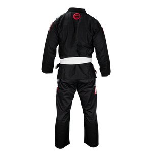 Fuji Sports BJJ GI FUJI Baseline BJJ Gi Black (Centura alba inclusa)