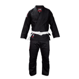 Kimono Brazilian Jiu Jitsu FUJI Baseline BJJ Gi - Negru (Centura alba inclusa)