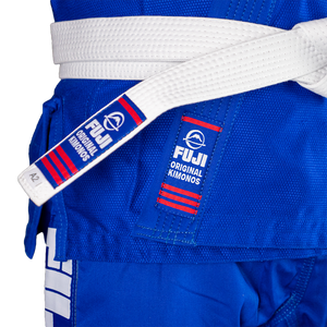 Fuji Sports BJJ GI Fuji Baseline BJJ Gi Blue (Centura alba inclusa)