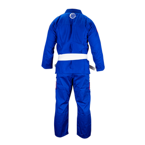 Fuji Sports BJJ GI FUJI Baseline BJJ Gi Blue (Centura alba inclusa)