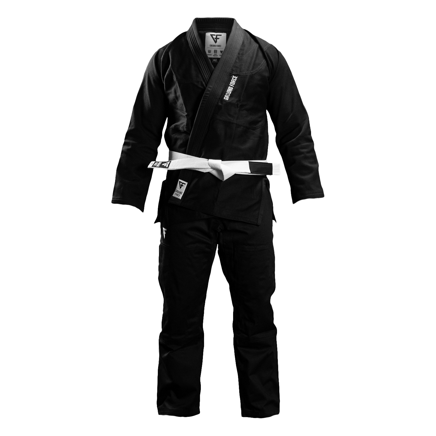 Ground Force BJJ Gi A0 Ground Force Basic Gi V2 Black