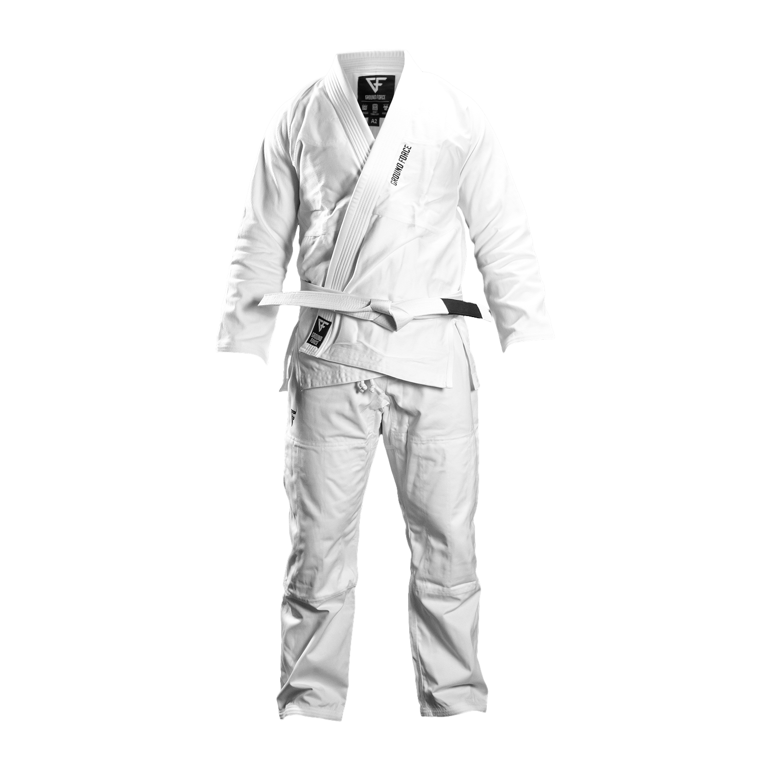 Ground Force BJJ Gi A0 GROUND FORCE Basic Gi V2 White