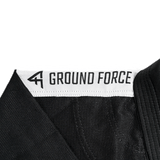 Ground Force BJJ Gi Ground Force Basic Kids Gi Black(Centura Alba Inclusa)