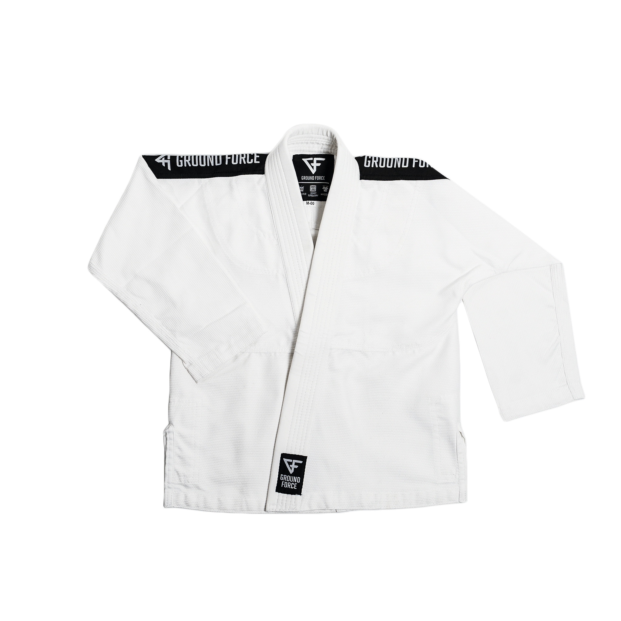 Ground Force BJJ Gi Ground Force Basic Kids Gi White(Centura Alba inclusa)