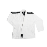 Kimono Copii Brazilian Jiu Jitsu GROUND FORCE Basic Gi - Alb (Centura Alba inclusa)