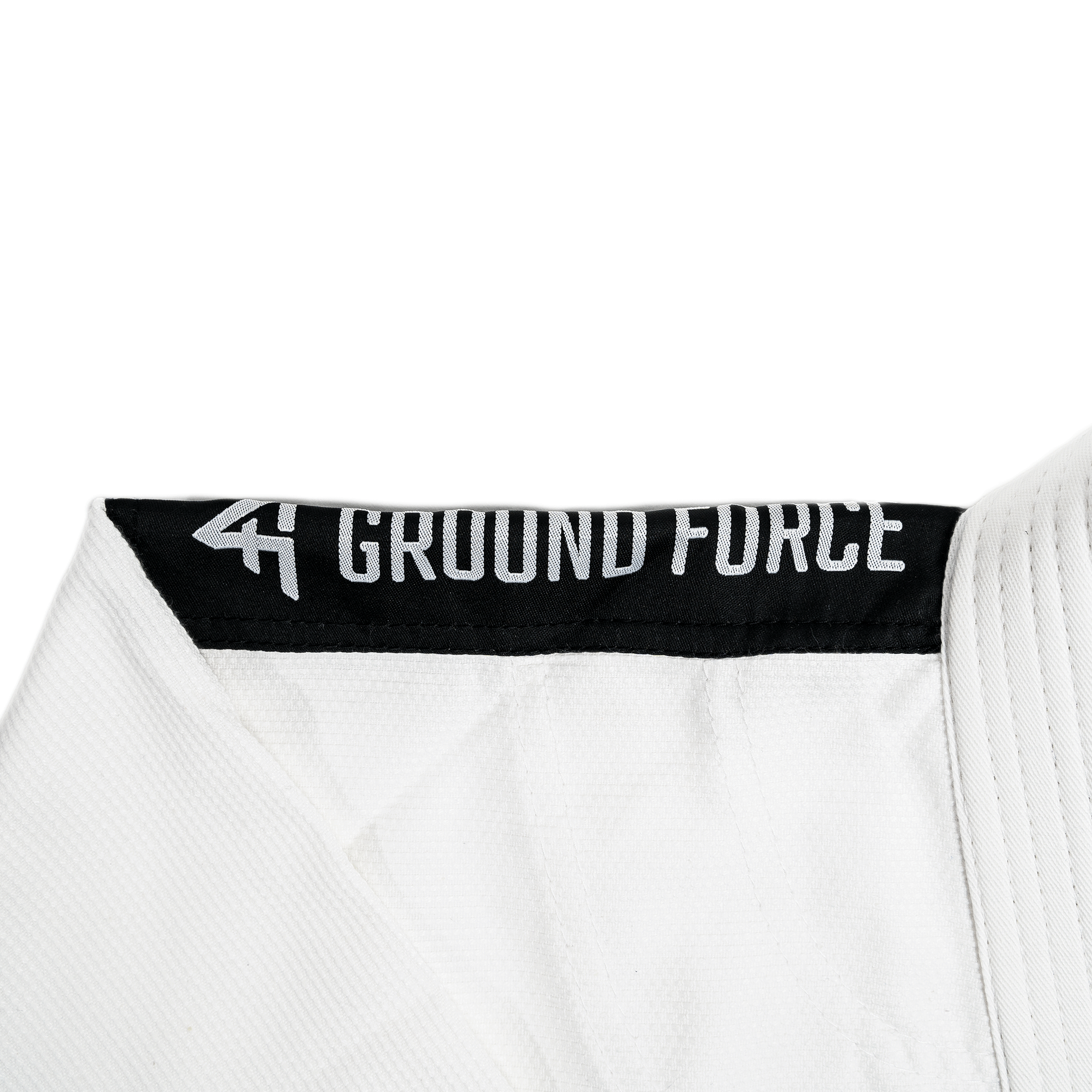 Ground Force BJJ Gi GROUND FORCE Kids Basic Gi White(Centura Alba inclusa)