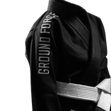 Ground Force BJJ GI KIDS M00 / Black GROUND FORCE Kids Premium Gi (Fără centură)