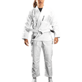 Ground Force BJJ Gi F1 GROUND FORCE Ladies Basic Gi V2 White