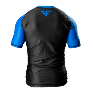 Ground Force Rashguard GROUND FORCE Rank Rashguard Short Sleeve Blue