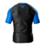 Ground Force Rashguard GROUND FORCE Rank Rashguard Short Sleeve Blue