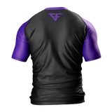 Ground Force Rashguard GROUND FORCE Rank Rashguard Short Sleeve Purple