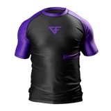 Ground Force Rashguard XS GROUND FORCE Rank Rashguard Short Sleeve Purple