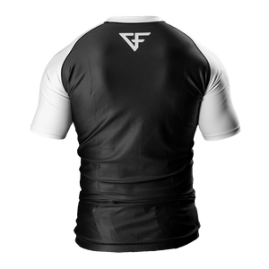 Ground Force Rashguard GROUND FORCE Rank Rashguard Short Sleeve White