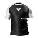 Rashguard Maneca Scurta GROUND FORCE - Negru - Unisex ( Pentru Centura Alba )