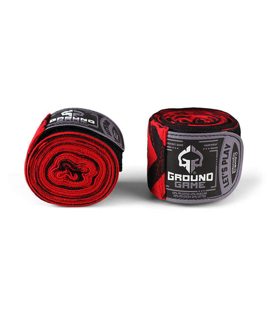 Ground Game GROUND GAME Hand Wraps  4 M Hellfire