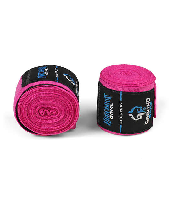 Ground Game GROUND GAME Hand Wraps  4 M Neon (PINK)