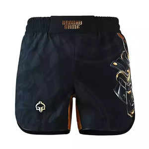 Ground Game GROUND GAME Mens Light MMA Short Oni Samurai