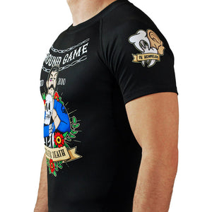 Ground Game GROUND GAME Mens Rashguard Short Sleeve Oldschool