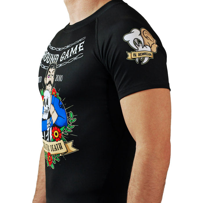 Ground Game GROUND GAME Mens Rashguard Short Sleeve Oldschool