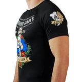 Ground Game GROUND GAME Mens Rashguard Short Sleeve Oldschool