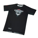 Ground Game GROUND GAME Mens Rashguard Short Sleeve Skullz