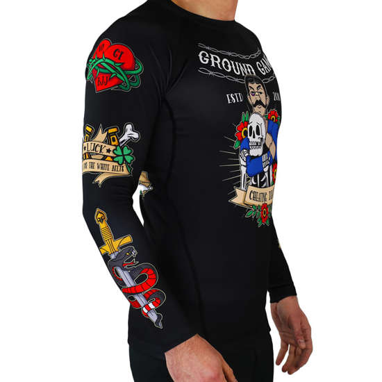 Ground Game GROUND GAME Rashguard Oldschool Long Sleeve