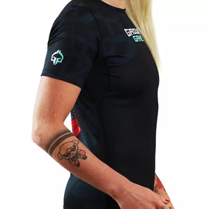 Ground Game GROUND GAME Women Rashguard Short Sleeve Valkyria