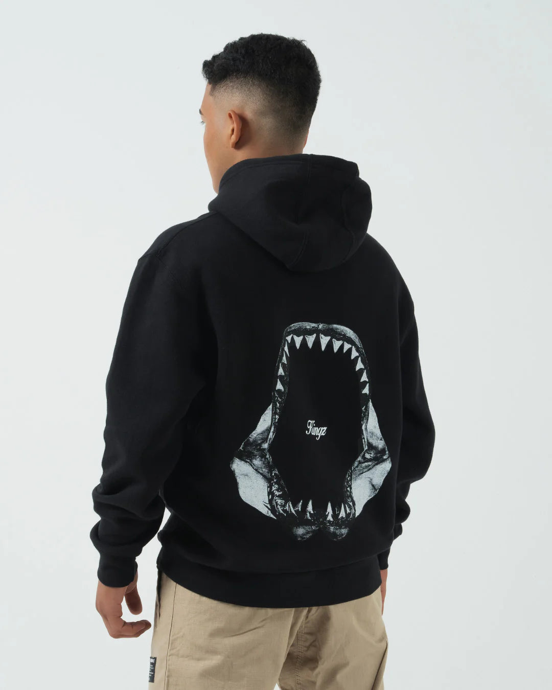 KINGZ Hoodie/Sweatshirt Hanorac KINGZ Jaws - Negru