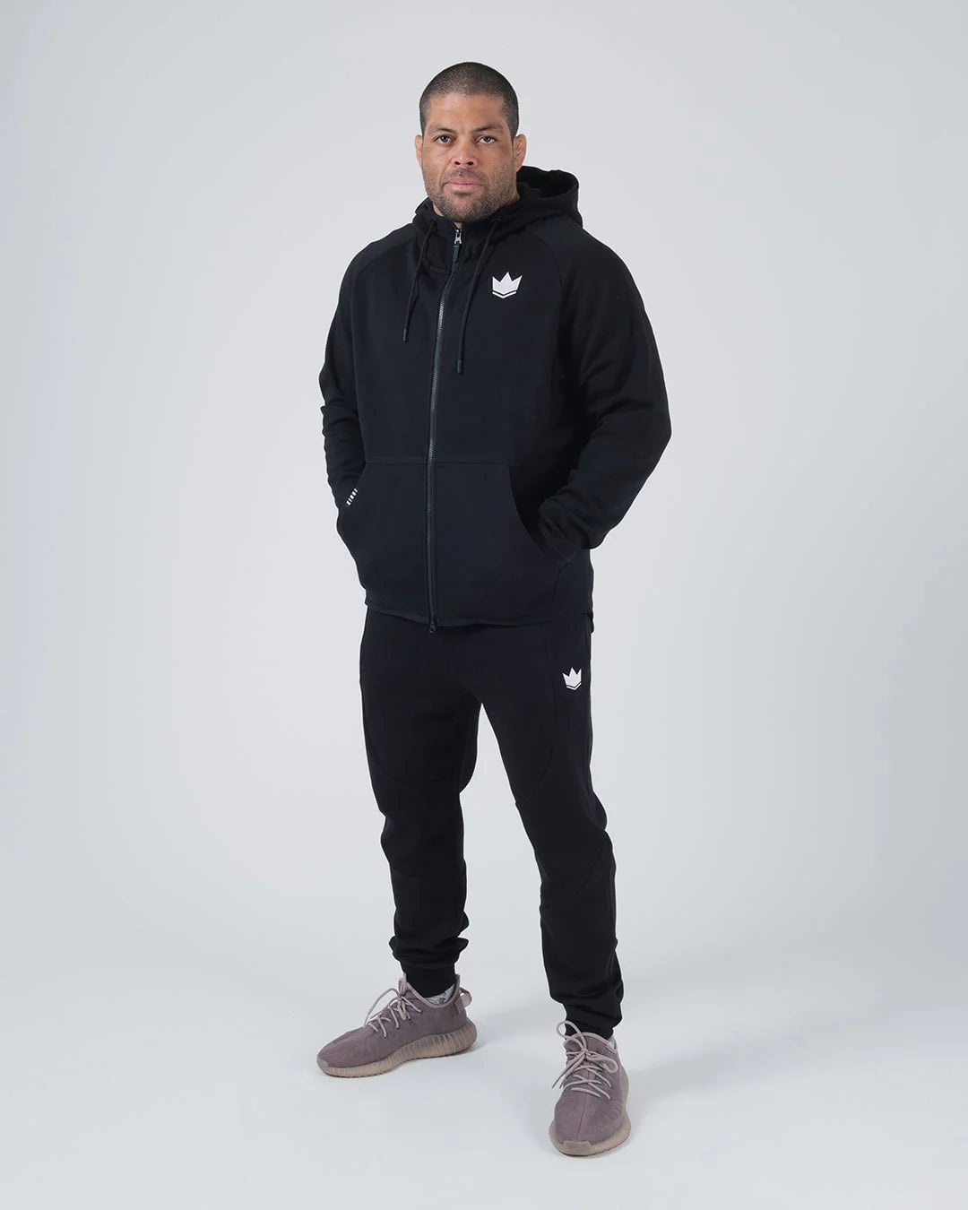 KINGZ Hoodie/Sweatshirt Jacheta KINGZ Track - Neagra