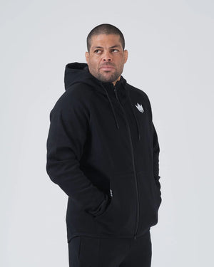 KINGZ Hoodie/Sweatshirt Jacheta KINGZ Track - Neagra