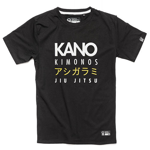 Kano Kimonos T-Shirt KANO KIMONOS ASHIGARAMI BLACK SHORT SLEEVE T-SHIRT