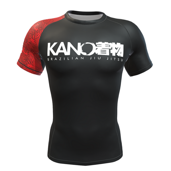 Kano Kimonos Rash Guard KANO KIMONOS RASHGUARD SHORT SLEEVES BLACK BELT TRAINING