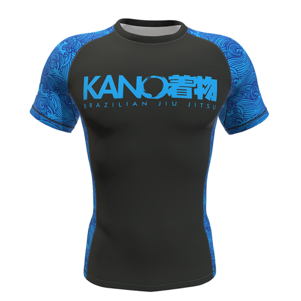 Kano Kimonos Rash Guard KANO KIMONOS Rashguard Short Sleeves Blue Belt Training