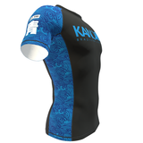 Kano Kimonos Rash Guard KANO KIMONOS Rashguard Short Sleeves Blue Belt Training