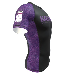 Kano Kimonos Rash Guard KANO KIMONOS RASHGUARD SHORT SLEEVES PURPLE BELT TRAINING