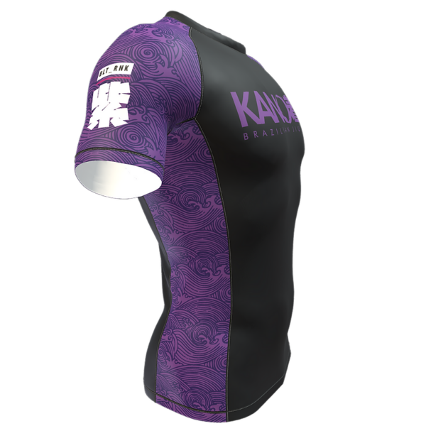 Kano Kimonos Rash Guard KANO KIMONOS RASHGUARD SHORT SLEEVES PURPLE BELT TRAINING