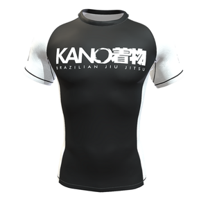 Kano Kimonos Rash Guard KANO KIMONOS RASHGUARD SHORT SLEEVES WHITE BELT TRAINING