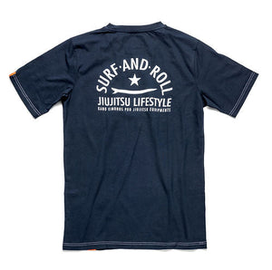 Kano Kimonos T-Shirt KANO KIMONOS T-Shirt Surf and Roll 2.0 Blue Navy