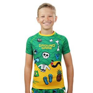 Ground Game KIDS RASHGUARD COPACABANA SHORT SLEEVE