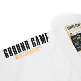 Ground Game BJJ GI Kimono Brazilian Jiu Jitsu GROUND GAME Champion 3.0 - Alb